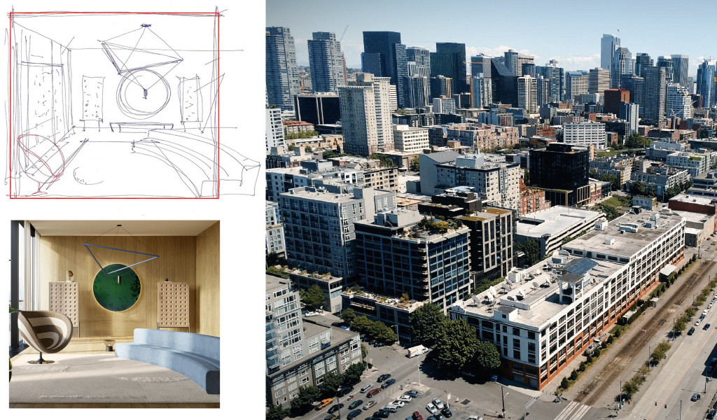 Дизайн-проект в Трибеке совместно с TAPIS ROUGE