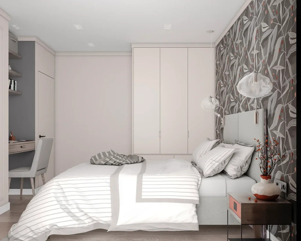 Квартира для семьи из трех человек, 55 кв.м. ЖК "Хорошевский"