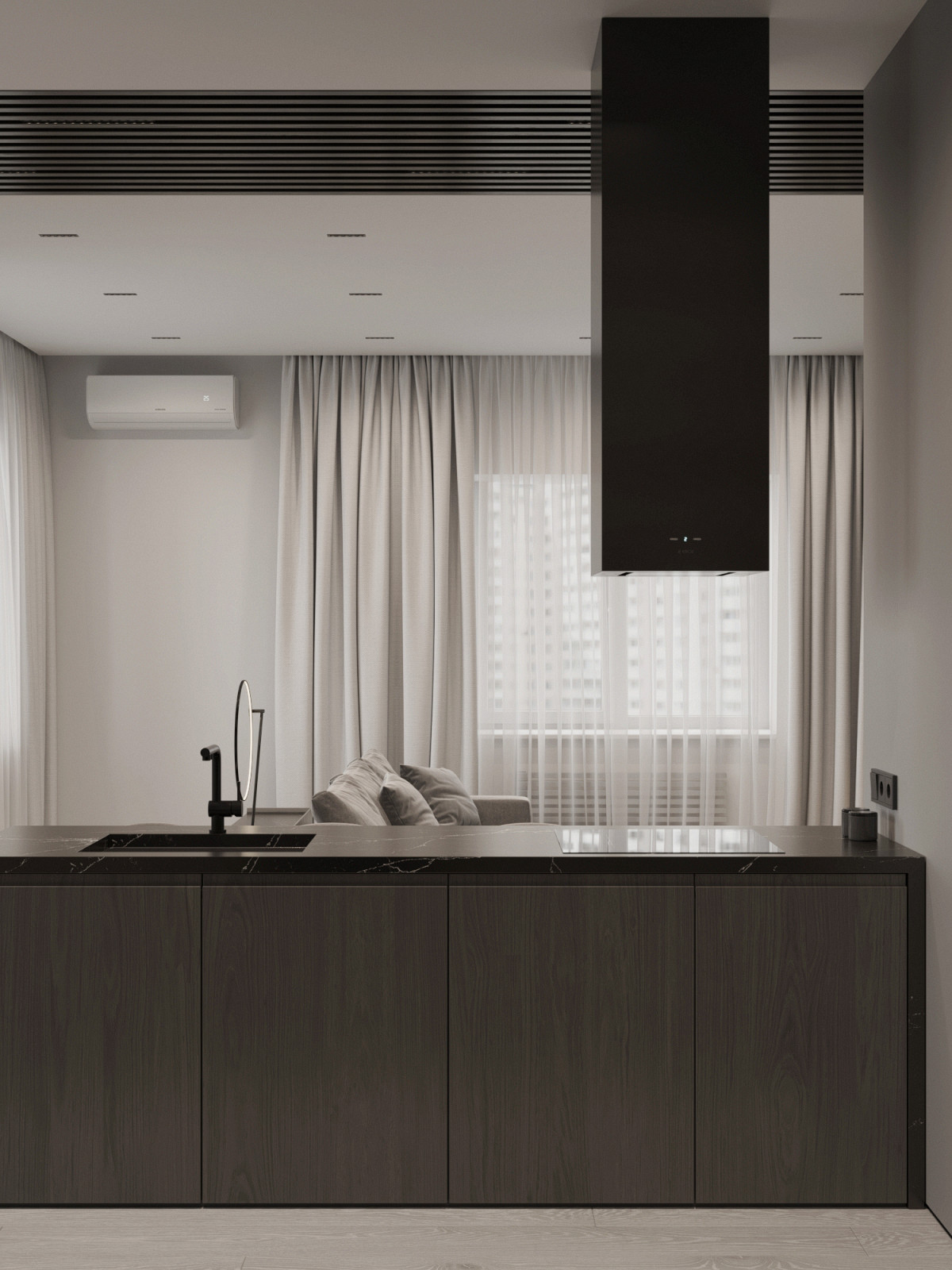 Кухня-гостиная из проекта по ул. Автономная