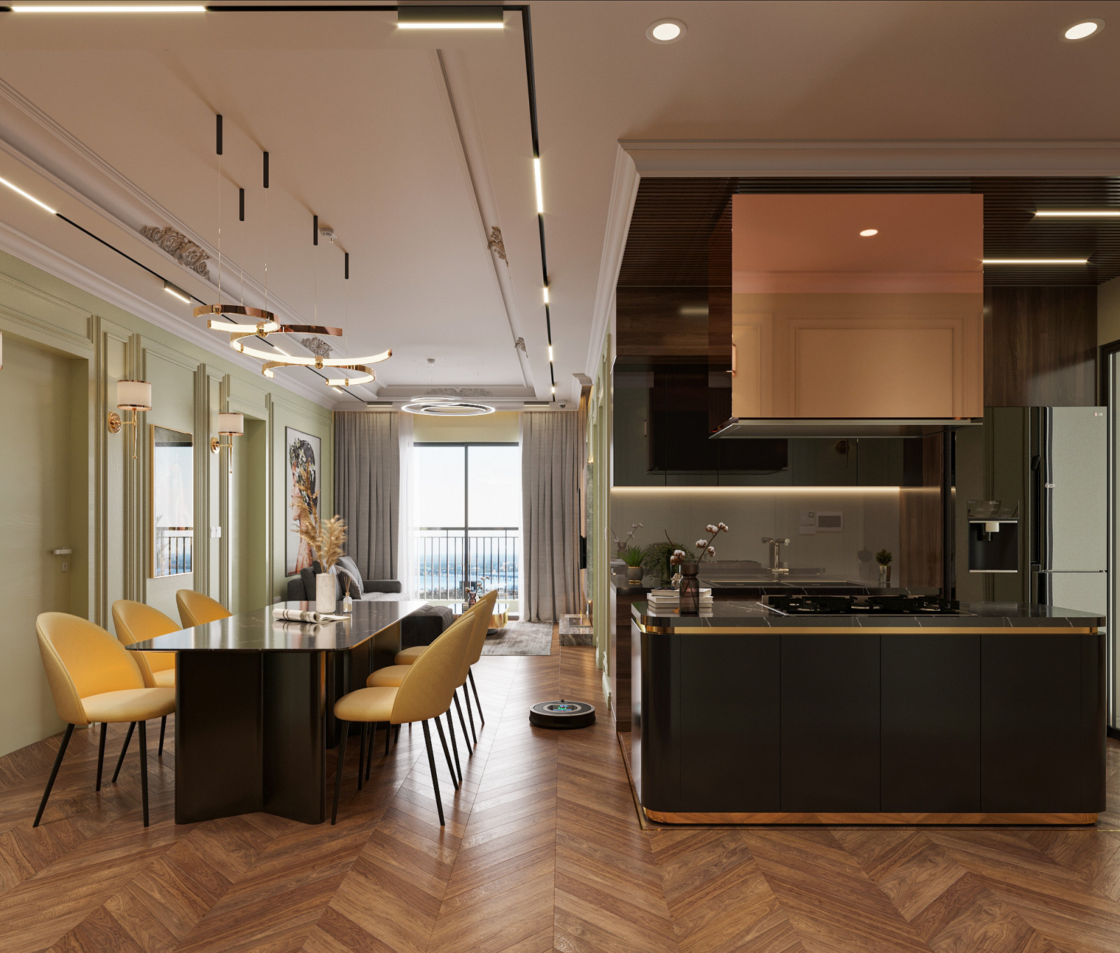 Зеленый чай с лимоном