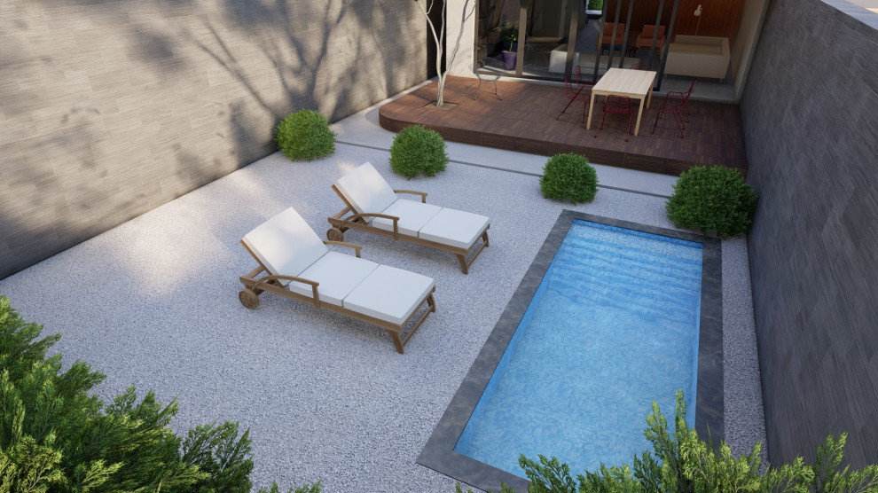 проект частного дома на узком участке