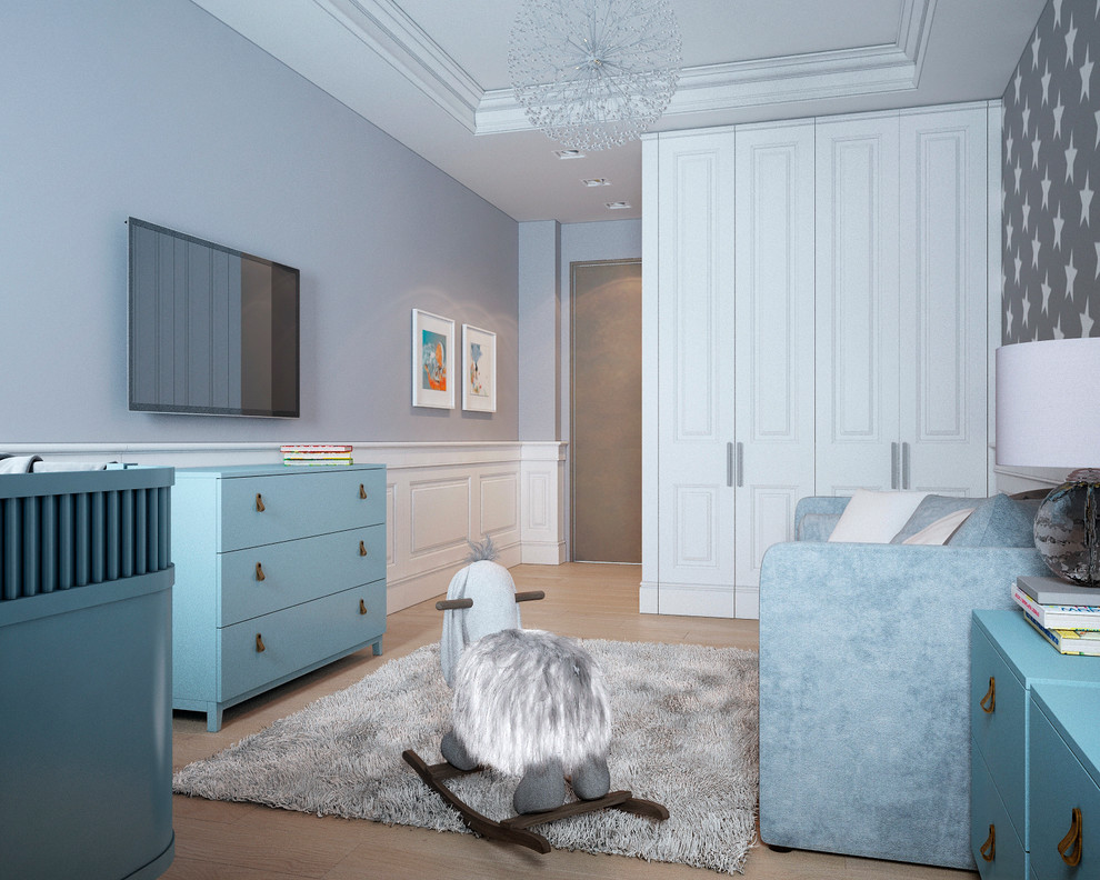 Рабочий процесс. Дизайн квартиры современная классика 150 кв.м.