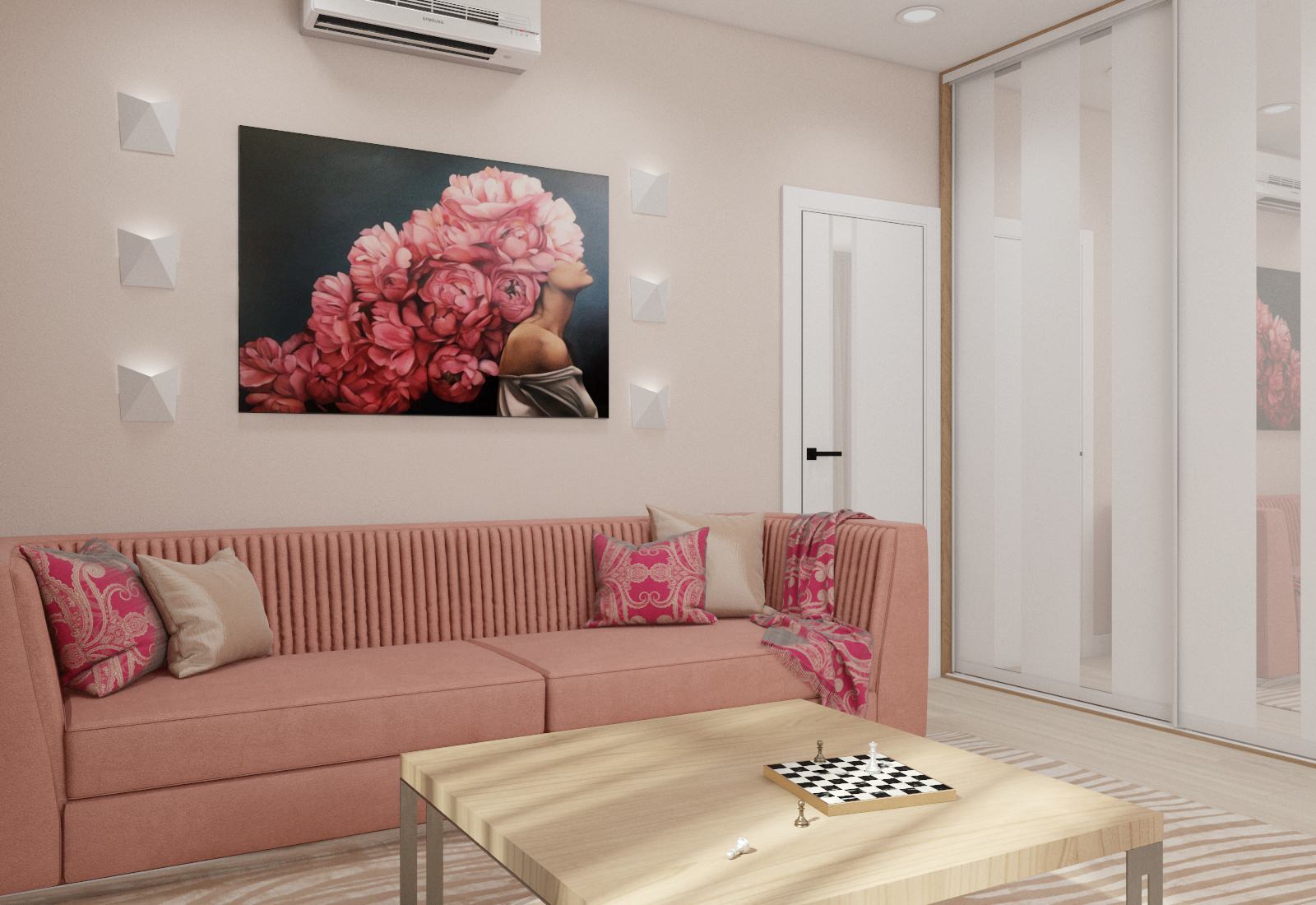 Двухкомнатная квартира в современном стиле