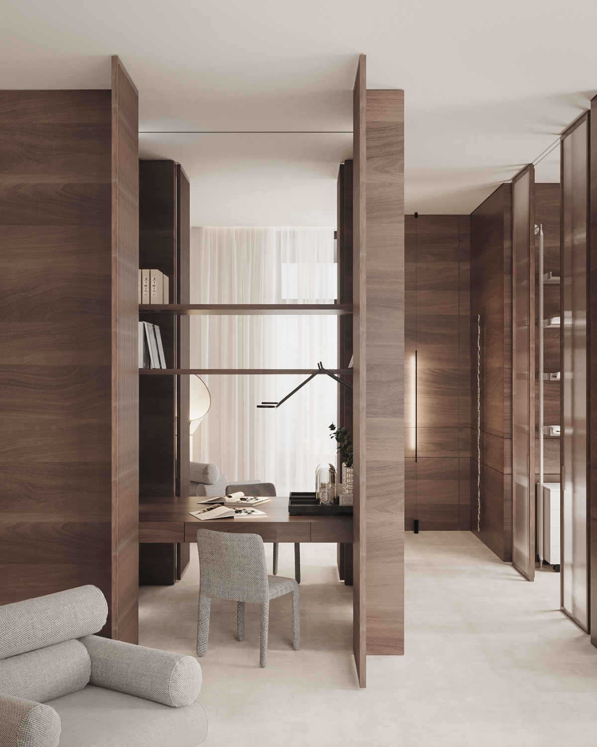 The Whale – Minimalist modern bedroom