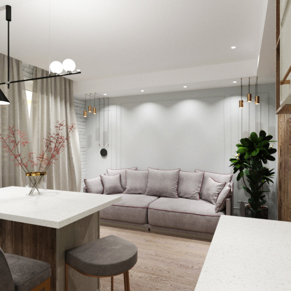 Кухня-гостиная в Питере