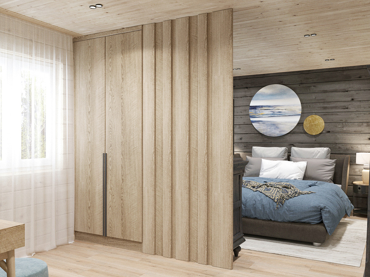 Интерьер деревянного дома