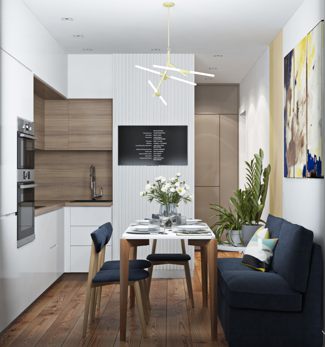 Дизайн квартиры в светлых тонах