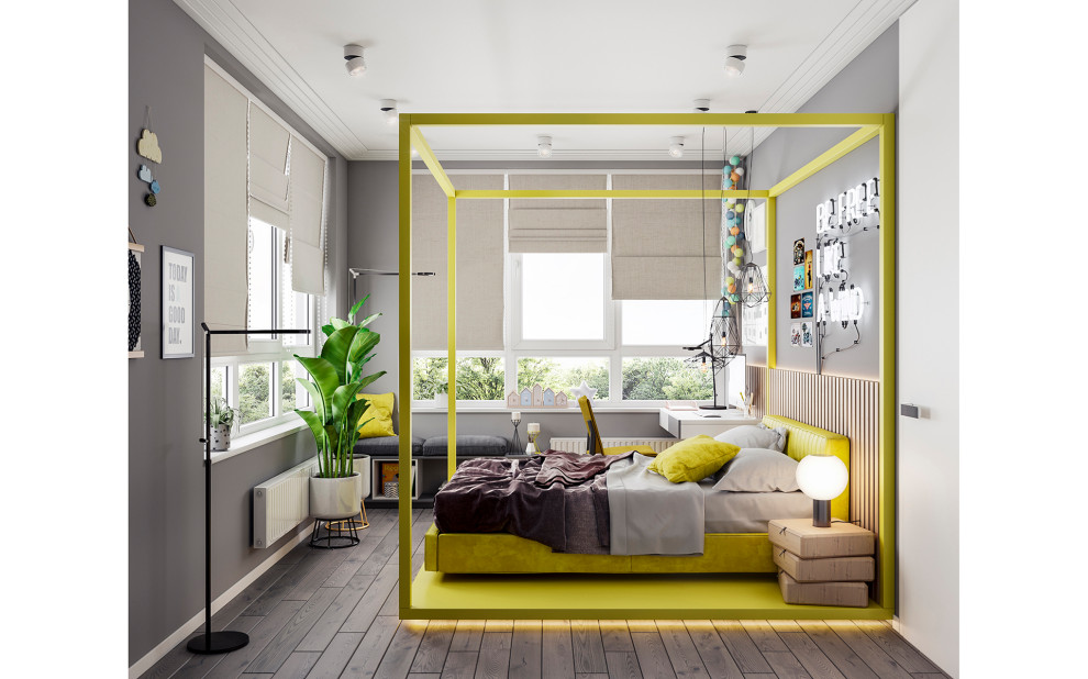 Дизайн-проект квартиры в г.Симферополь,  Жигулина Роща