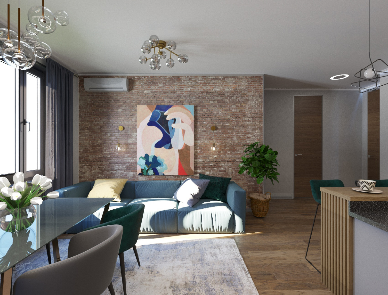 Обложка проекта: Квартира  для молодожёнов