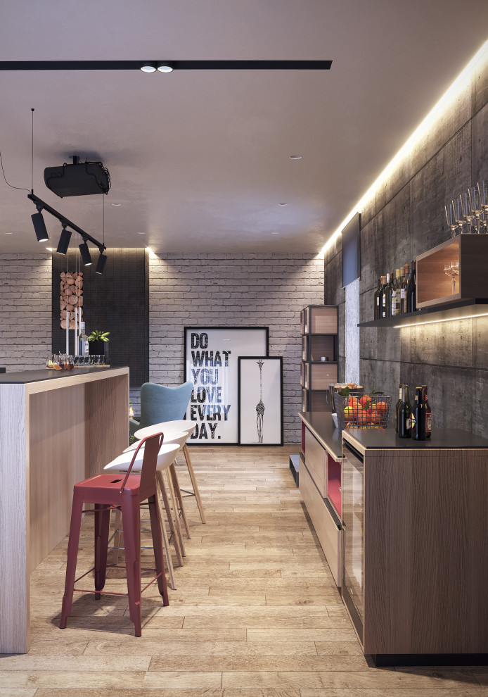 Дизайн квартиры в индустриальном стиле