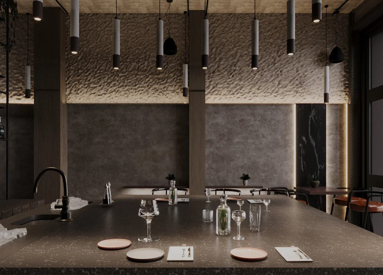 Обложка проекта: 3D визуализация " бар"