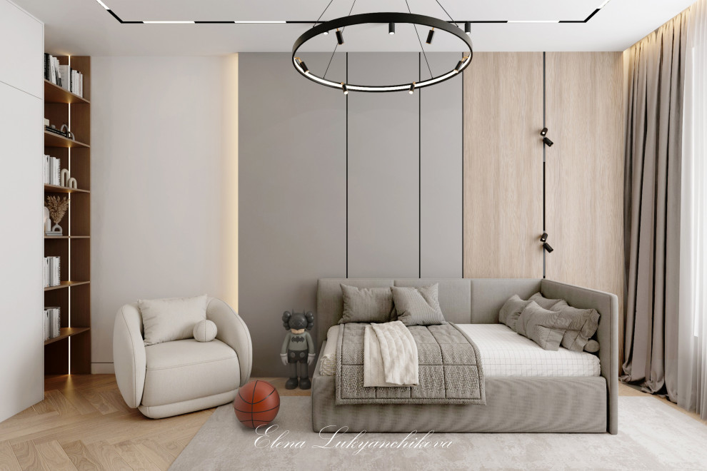 Обложка проекта: Интерьер детской для мальчика ЖК Grand View, Петровский проспект