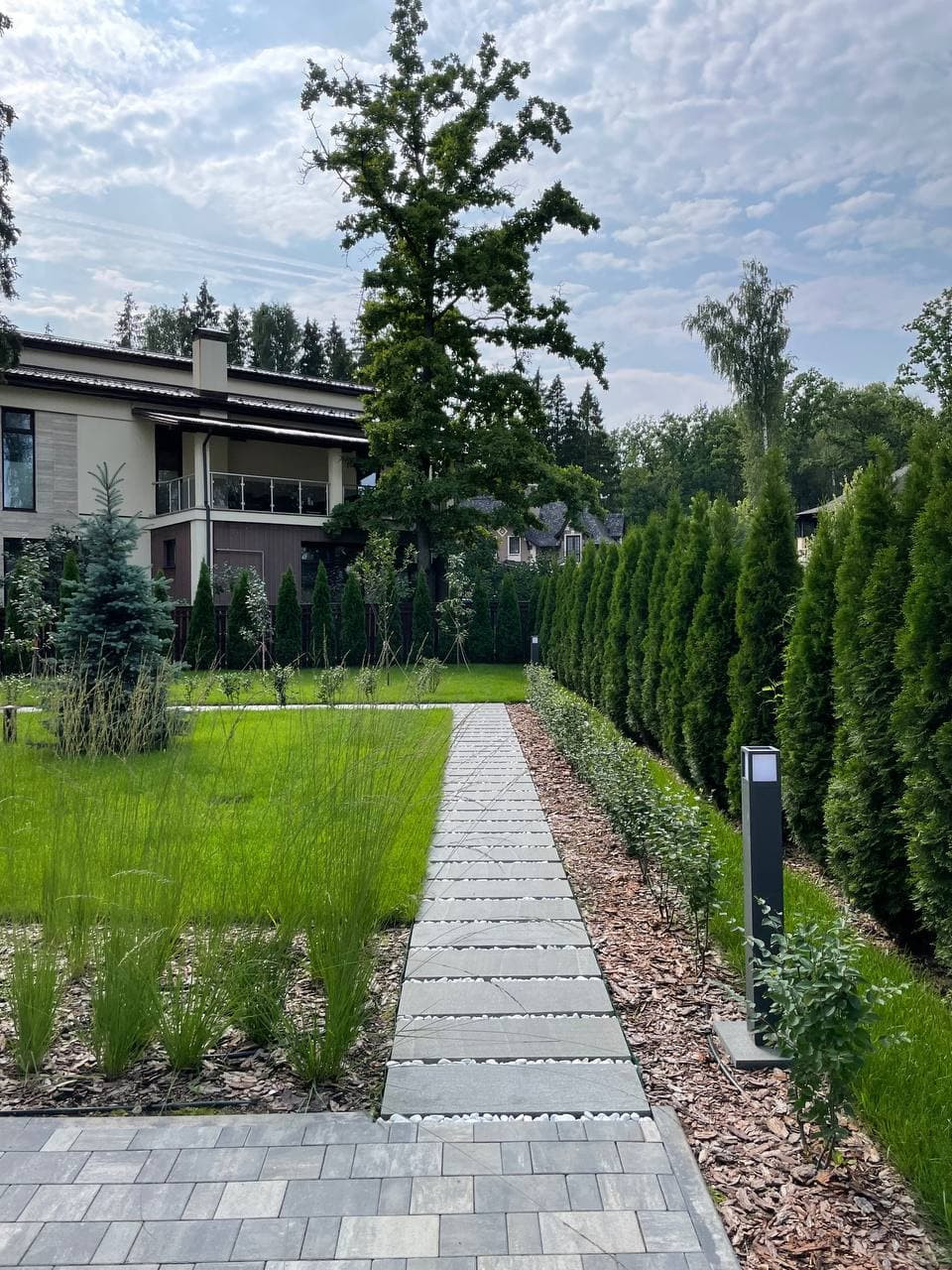 благоустройство и озеленение участка