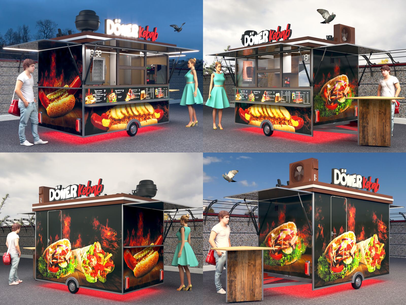 Doner Kebab внешний дизайн фудтрака