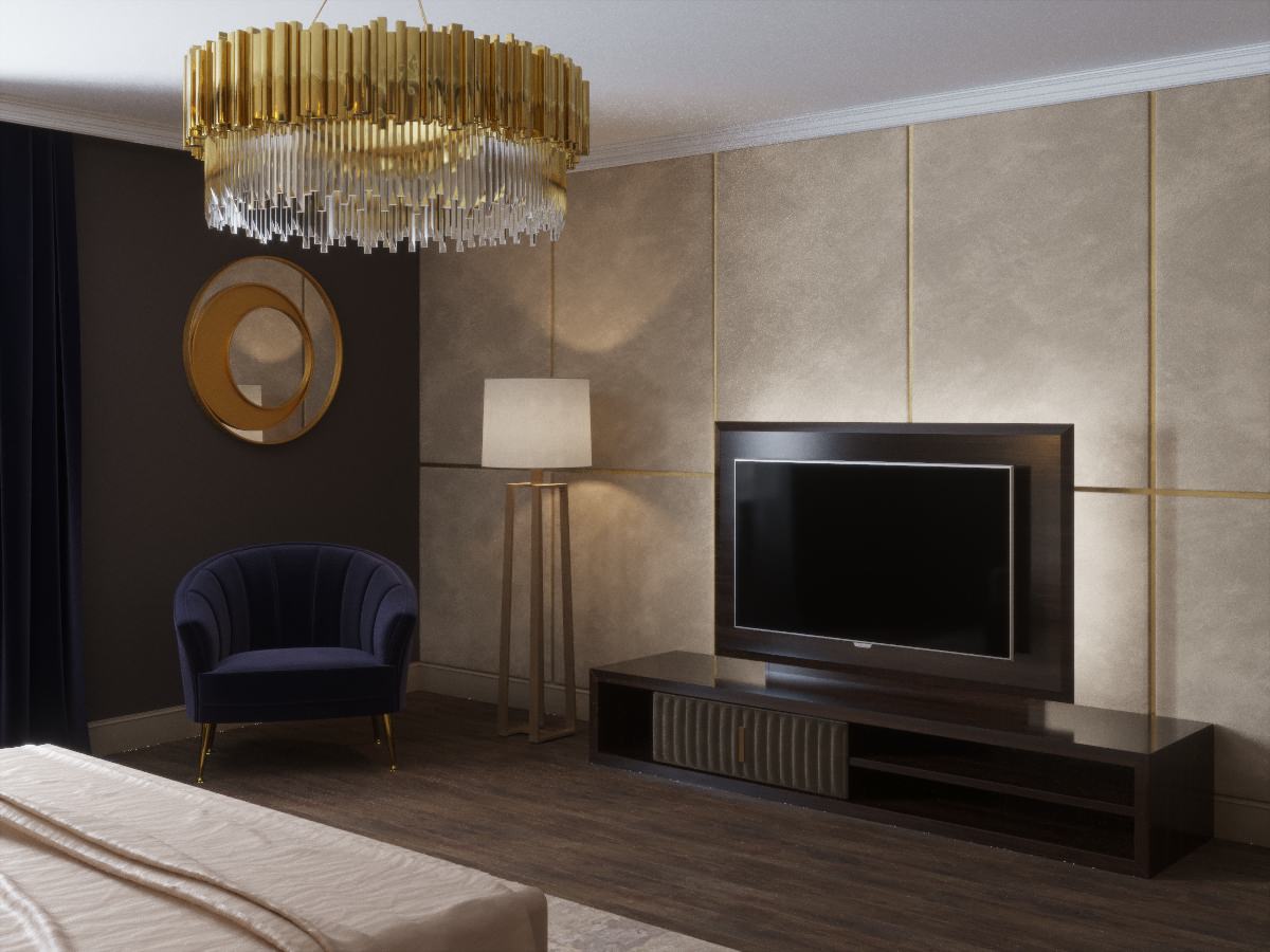 Chic Bedroom by Anna Zarechnaya | BRABBU furniture| MAYA Chair