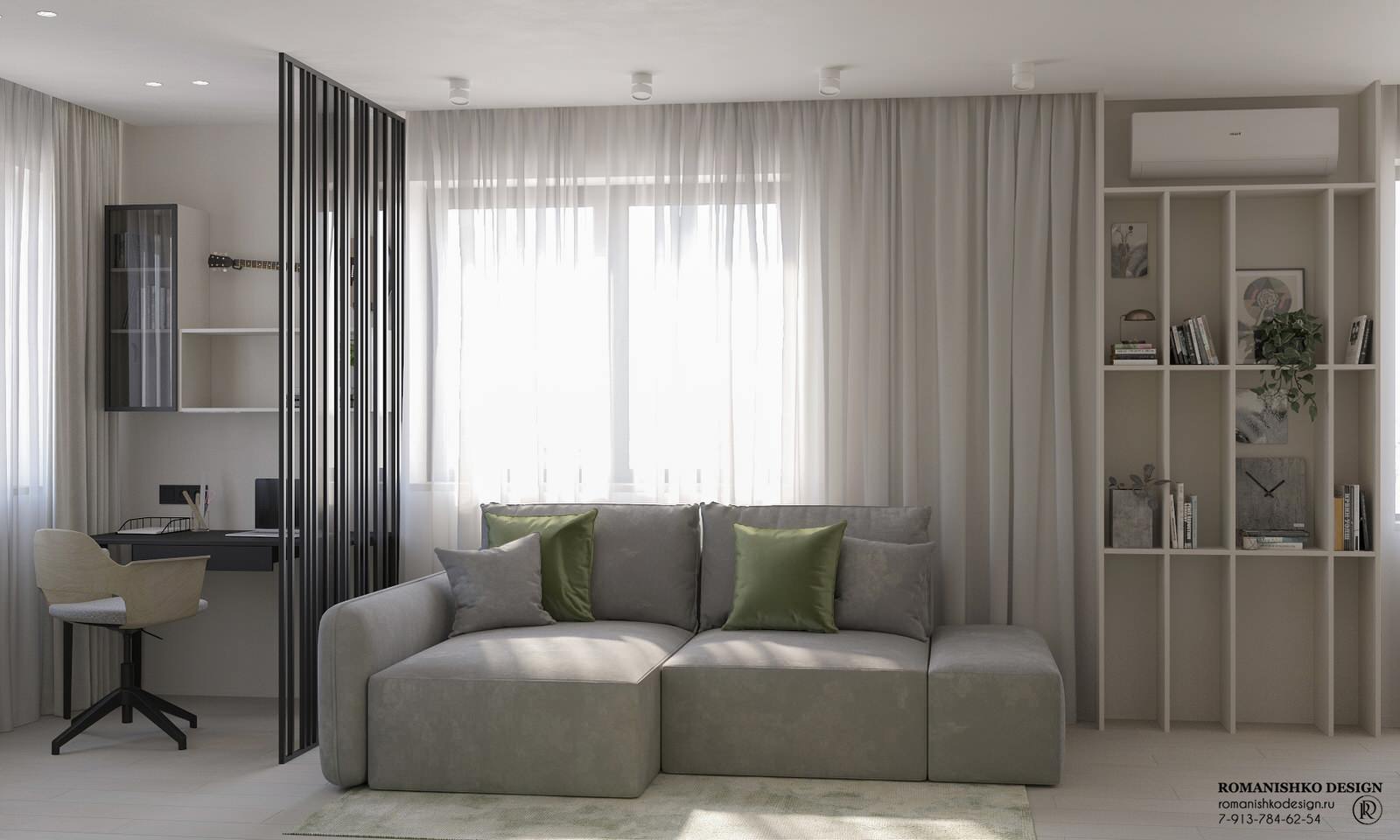 Дизайн интерьера квартиры в ЖК "Чкалов"