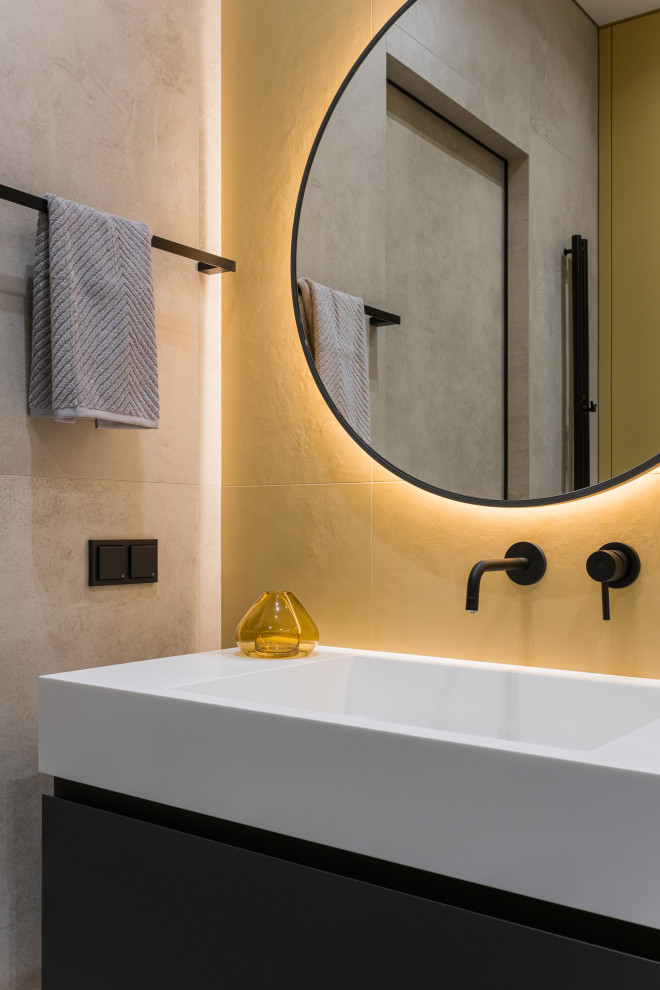 Квартира для активной семьи в минималистичном стиле