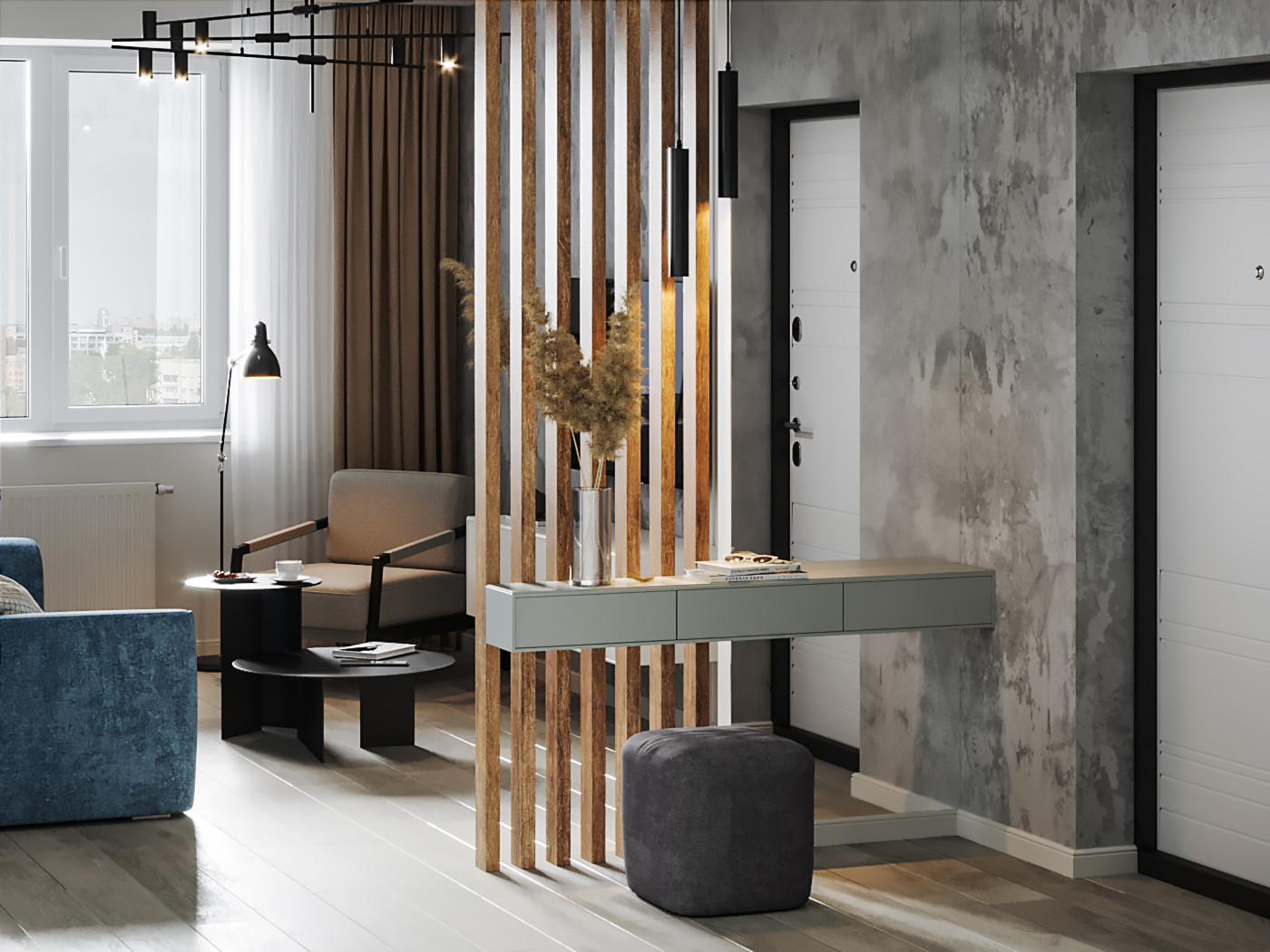 Обложка проекта: Кухня-гостиная