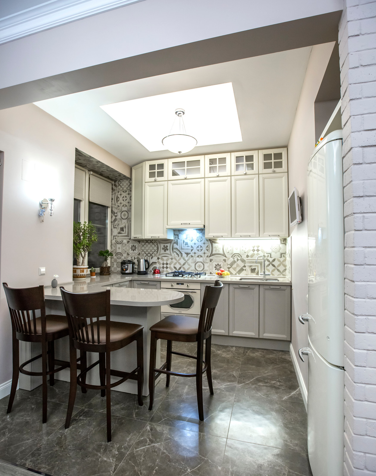 Кухня в московской квартире