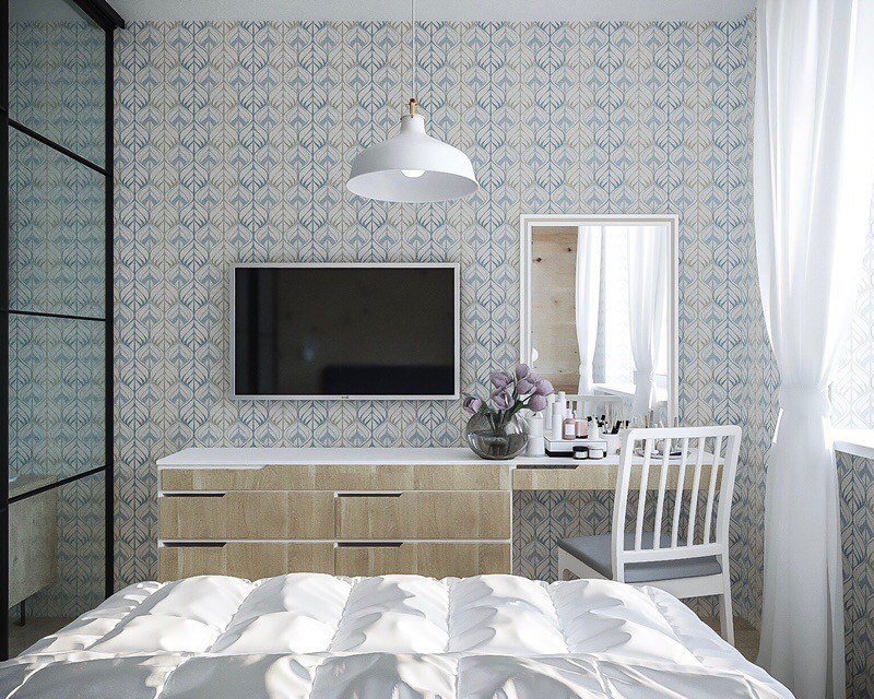 Дизайн-проект однокомнатной квартиры в скандинавском стиле