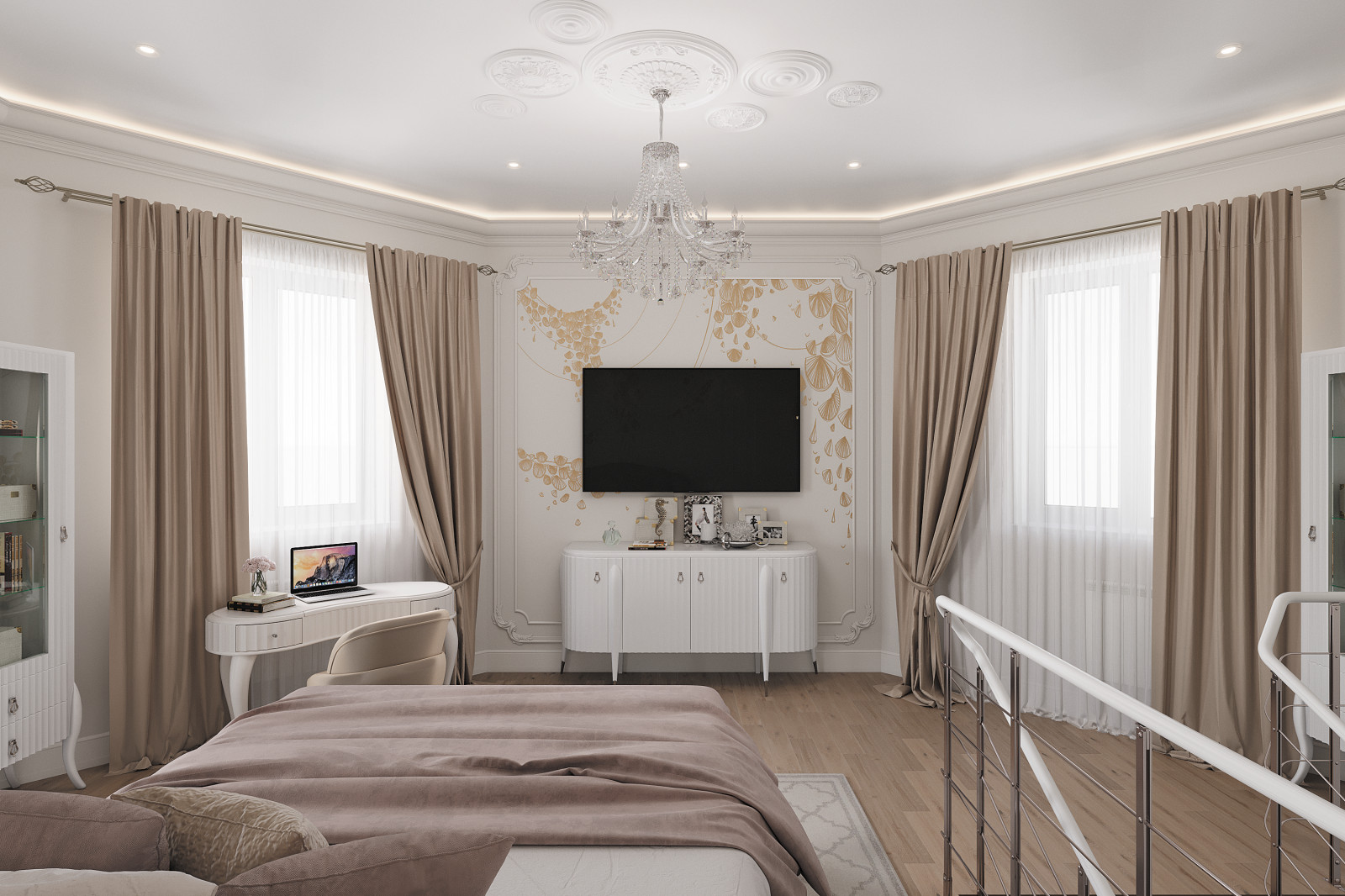 Проект спальни для девочки