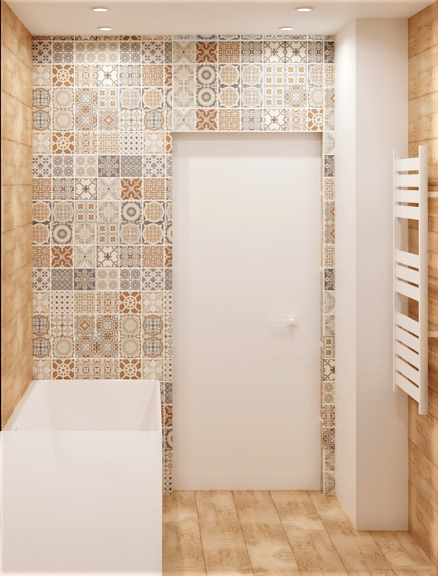 Эскизная визуализация квартиры 75 кв.м. в Ельце