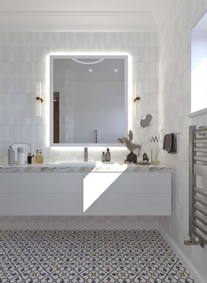 Современный интерьер, с элементами итальянской классики. Загородный дом