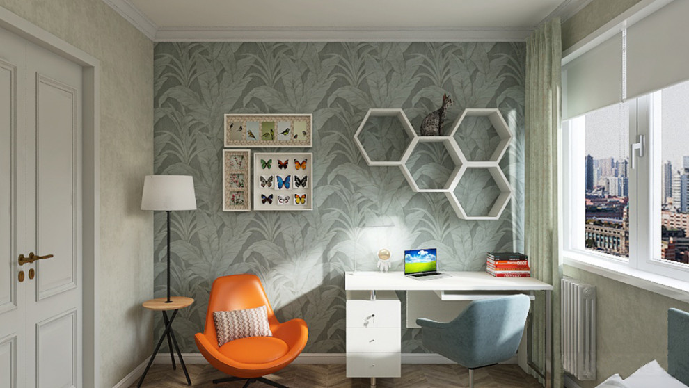 Проект трехкомнатной квартиры.   60 кв.м