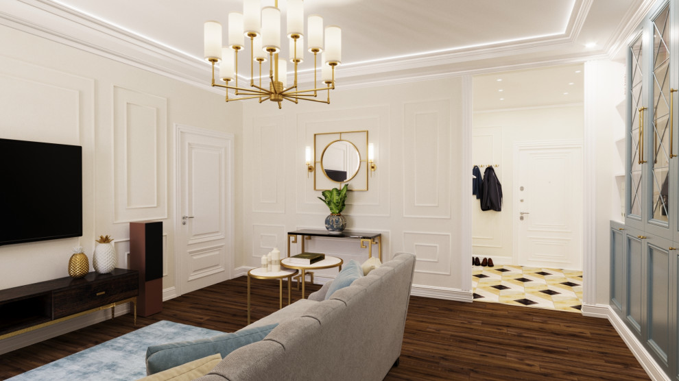 Обложка проекта: Квартира в стиле неоклассика