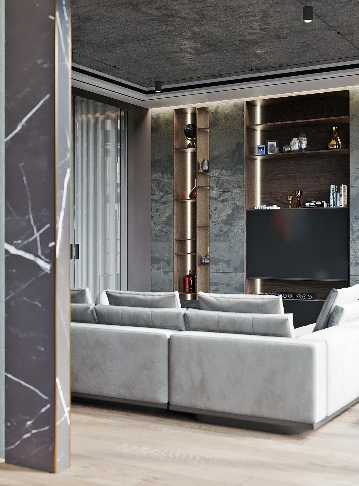 Дизайн интерьера загородного дома д. Никульское