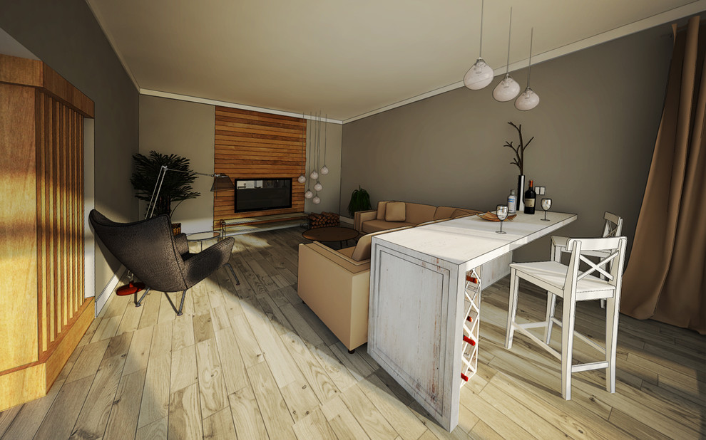 Обложка проекта: Гостиная в загородном доме