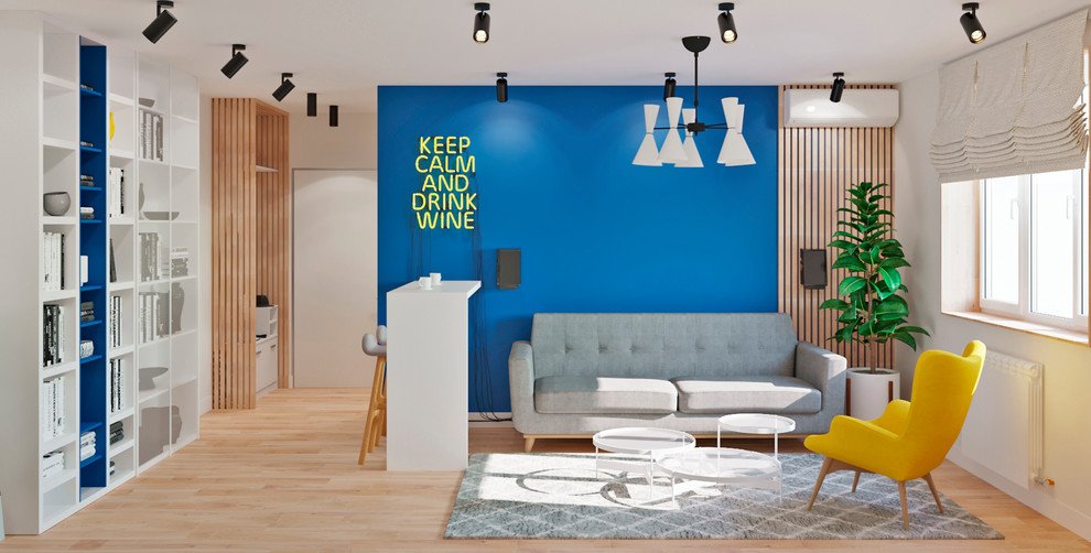 Много синего