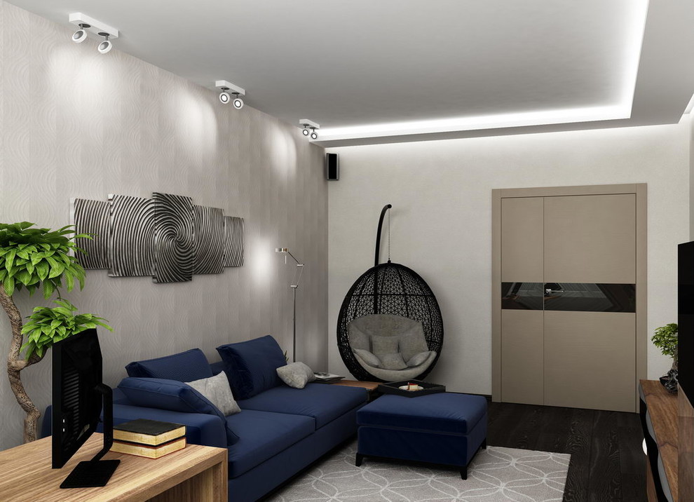 Двухкомнатная квартира в современном стиле.