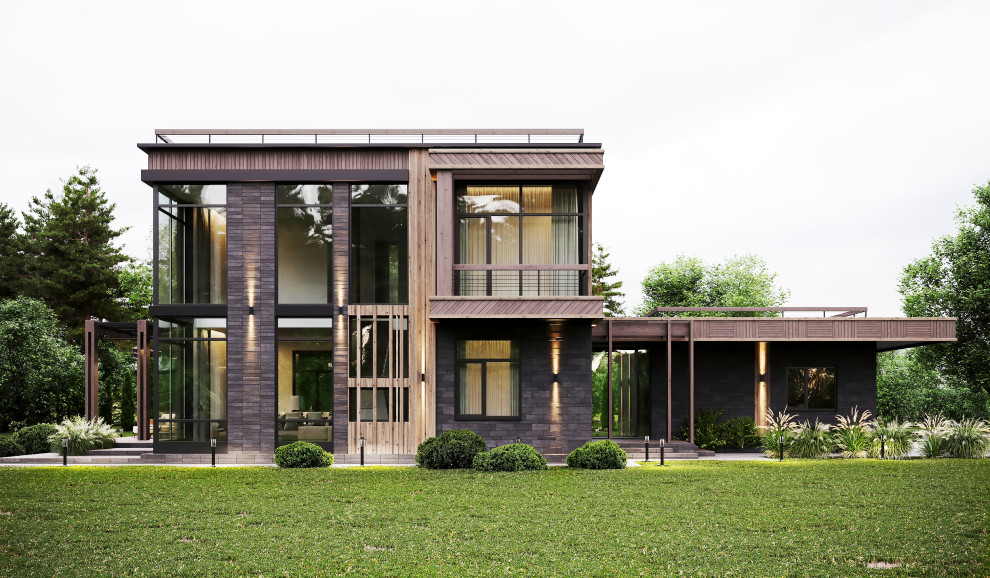 Современный коттедж в скандинавском стиле