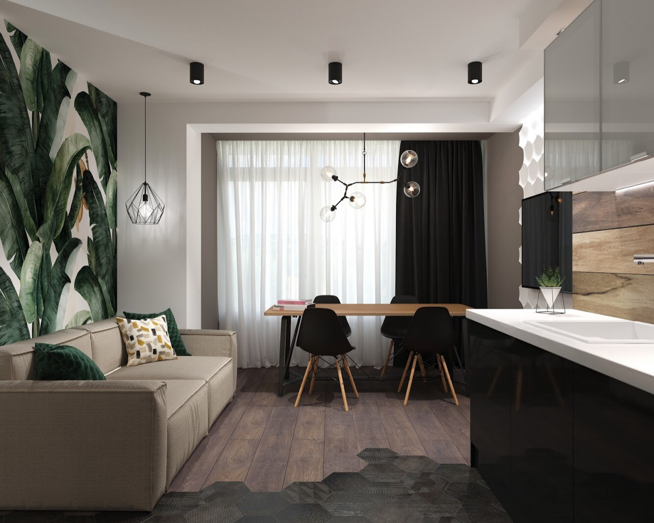 Обложка проекта: 2к квартира в ЖК Фрегат