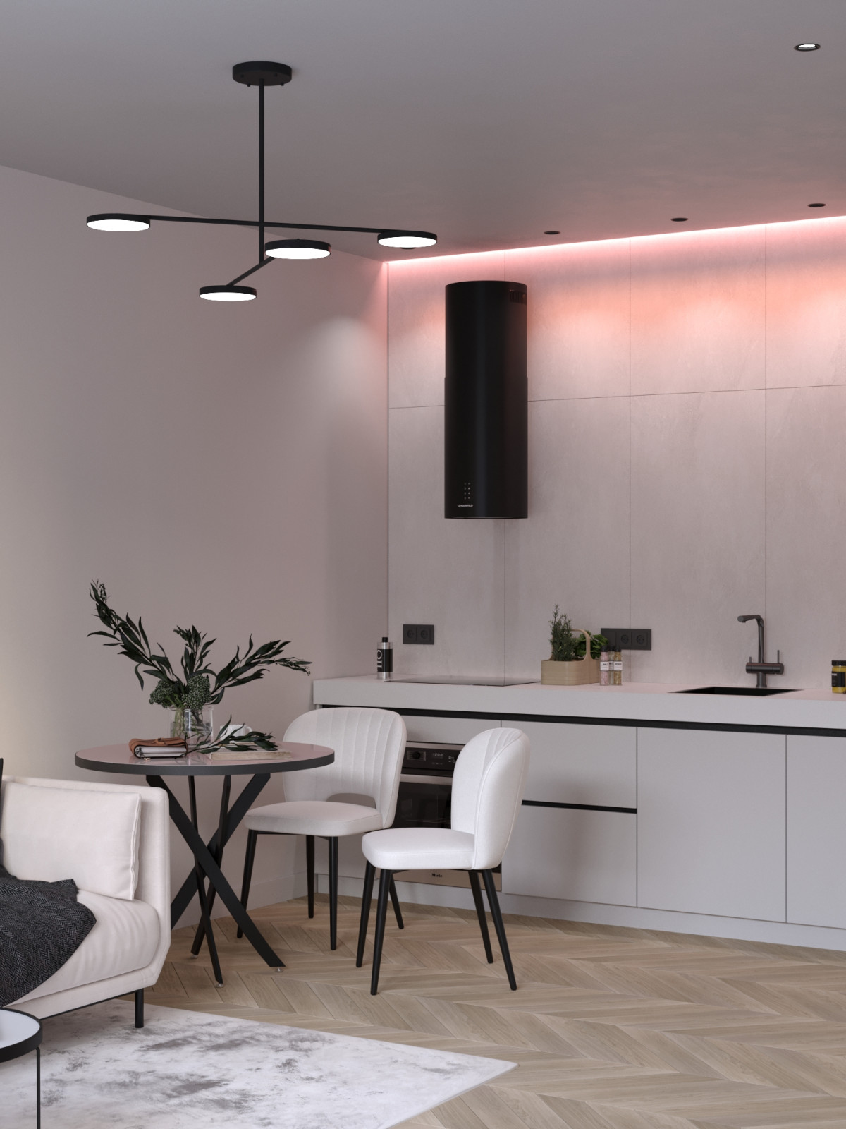 Светлая квартира для молодой пары в ЖК Новый город, 39 кв.м.