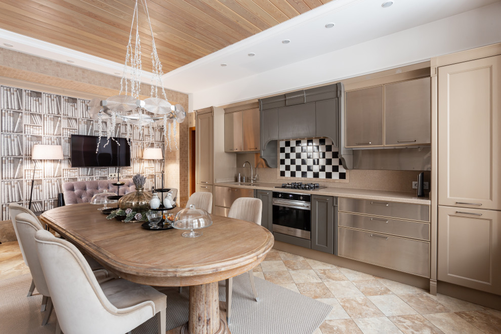 Стильная дизайнерская кухня