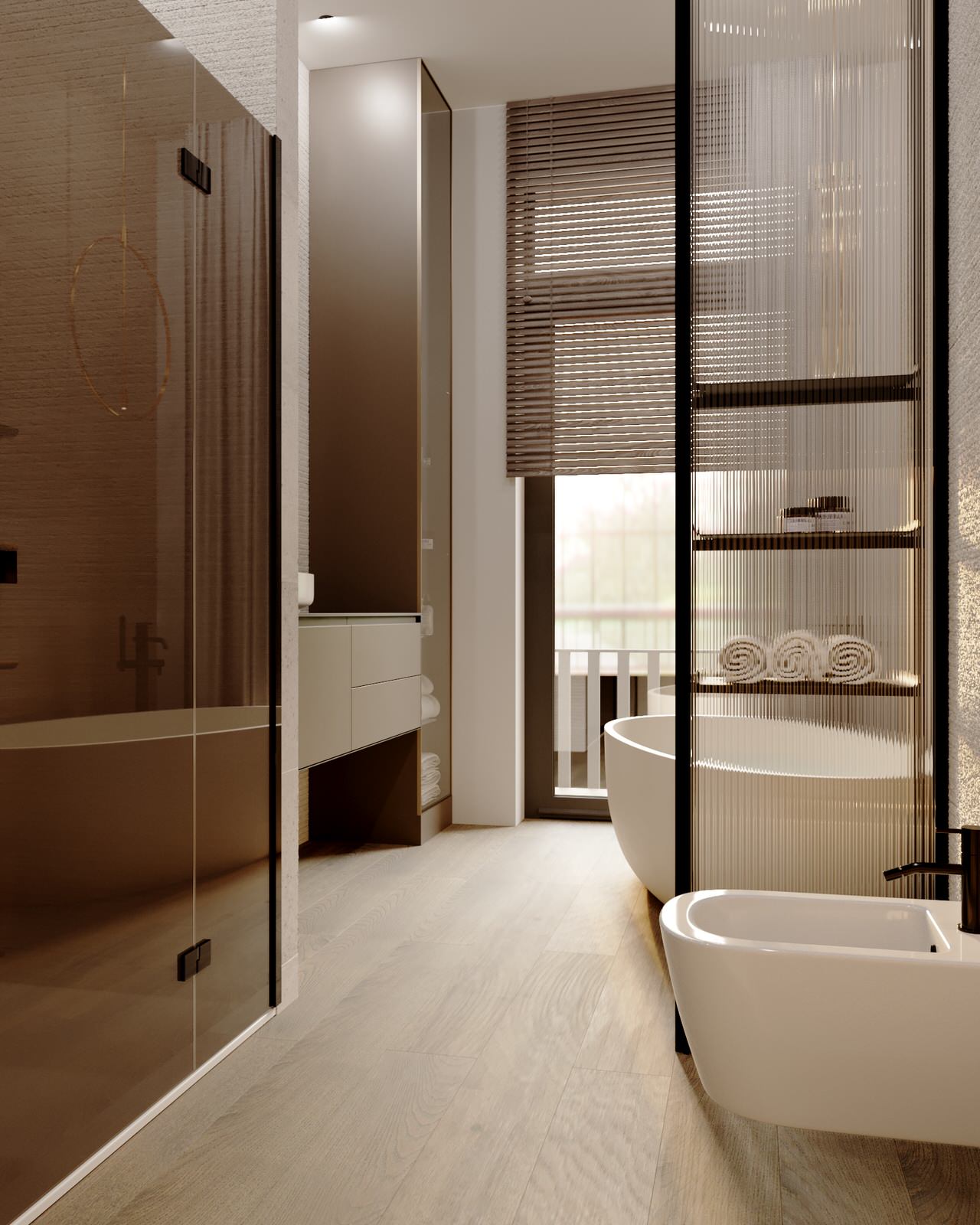 Ванная с видом