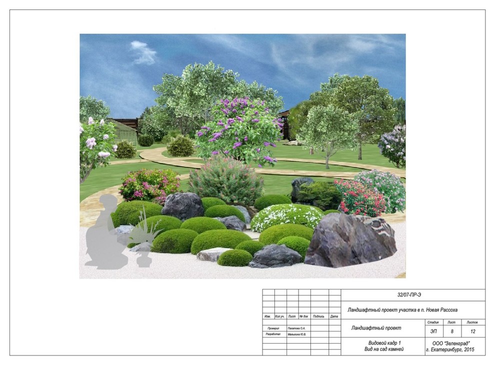 Эскизный проект ландшафтного благоустройства п.Новая Рассоха 2015 год