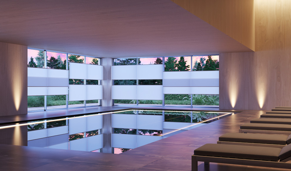 Бассейн в загородном доме