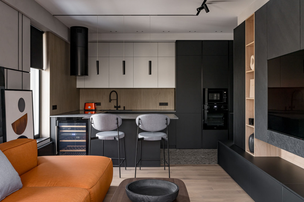 Реализованный интерьер квартиры в ЖК Clever Park