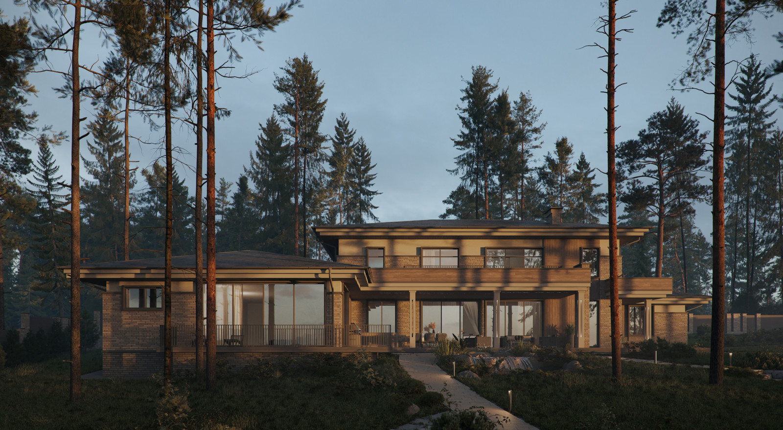 Усадьба в лесу