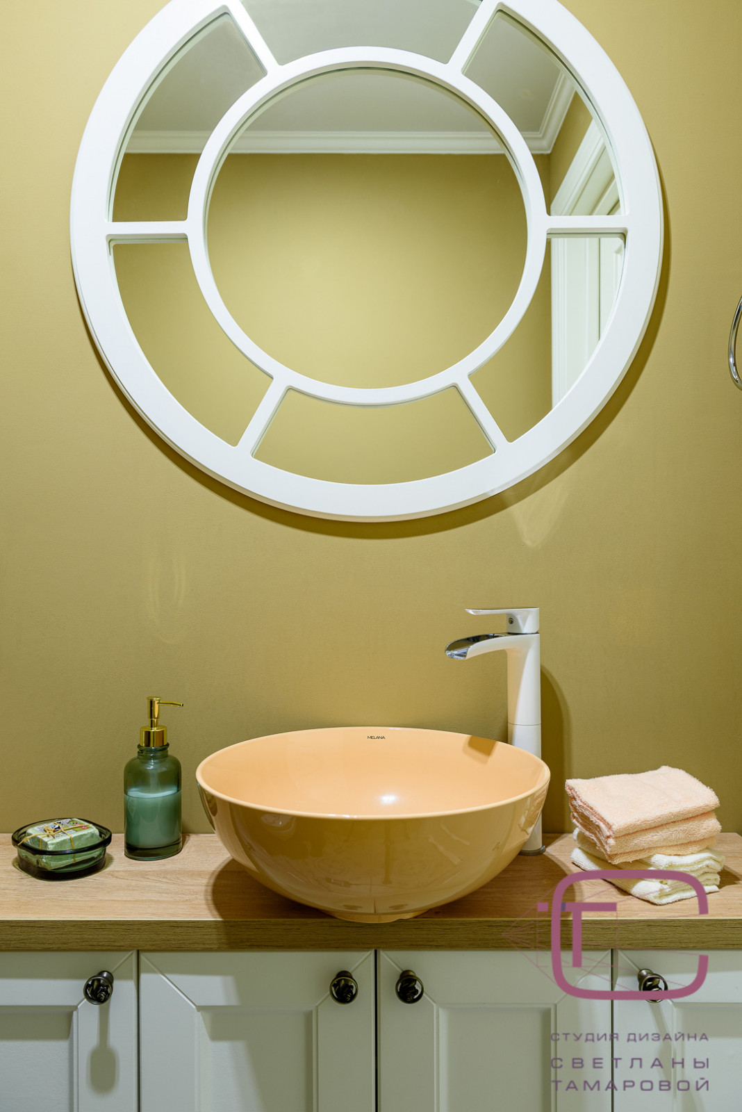 Дизайн интерьера трехкомнатной квартиры в ЖК Арбековская застава