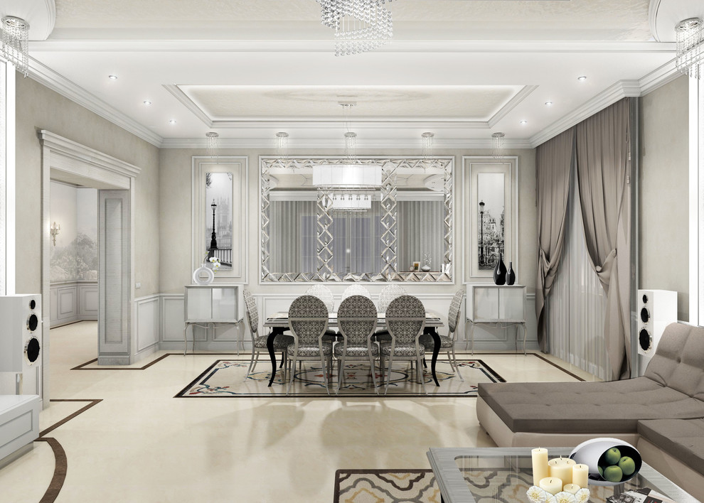 Обложка проекта: Дом в стиле неоклассика