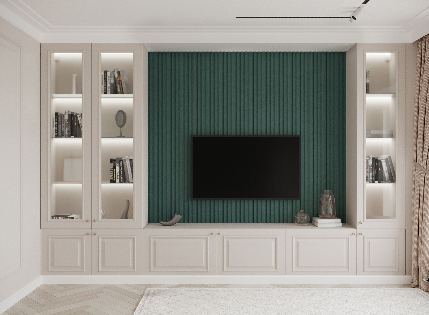 Обложка проекта: Дизайн-проект трехкомнатной квартиры в современном стиле