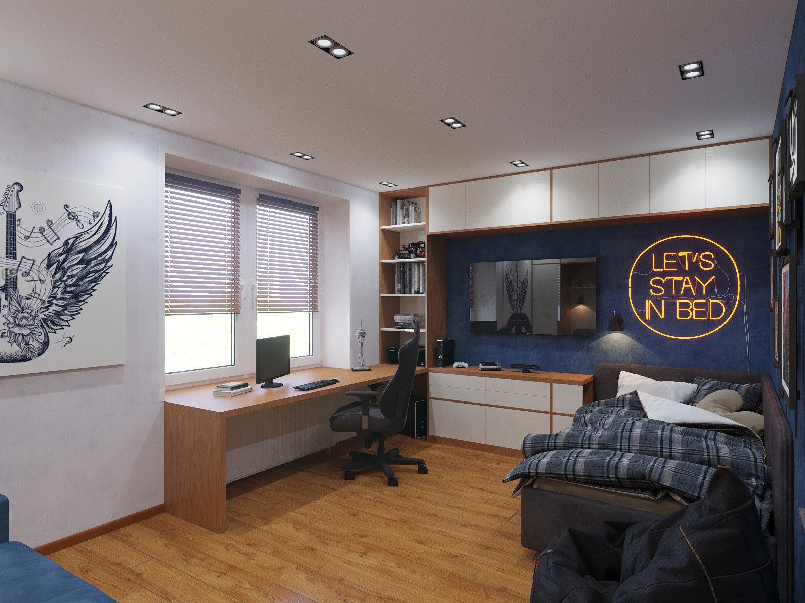 Квартира для "рокера".