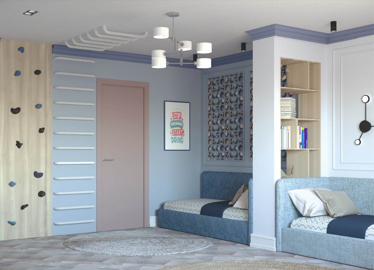 Двухуровневая квартира "Золотые блики" г.Москва