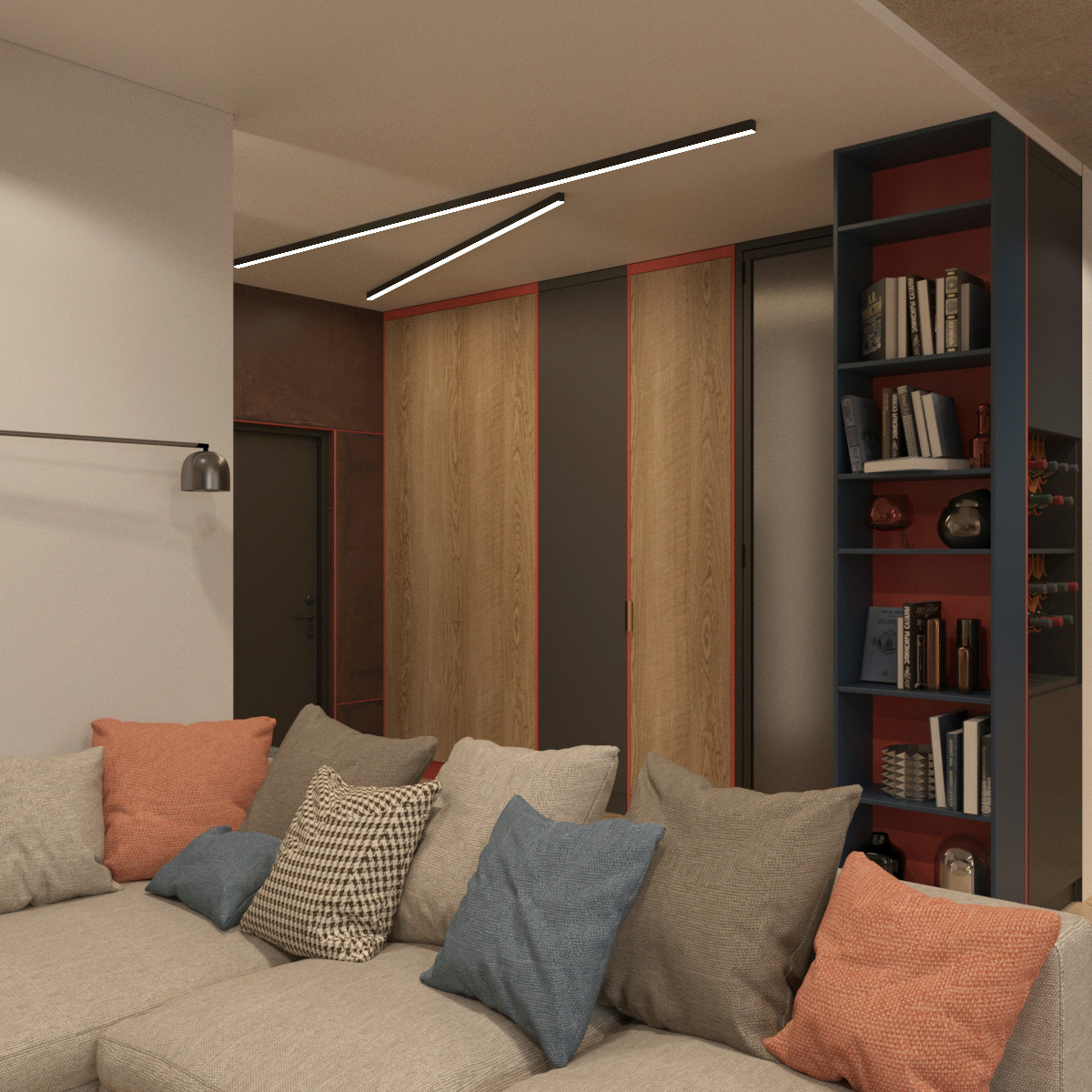 Современная квартира холостяка