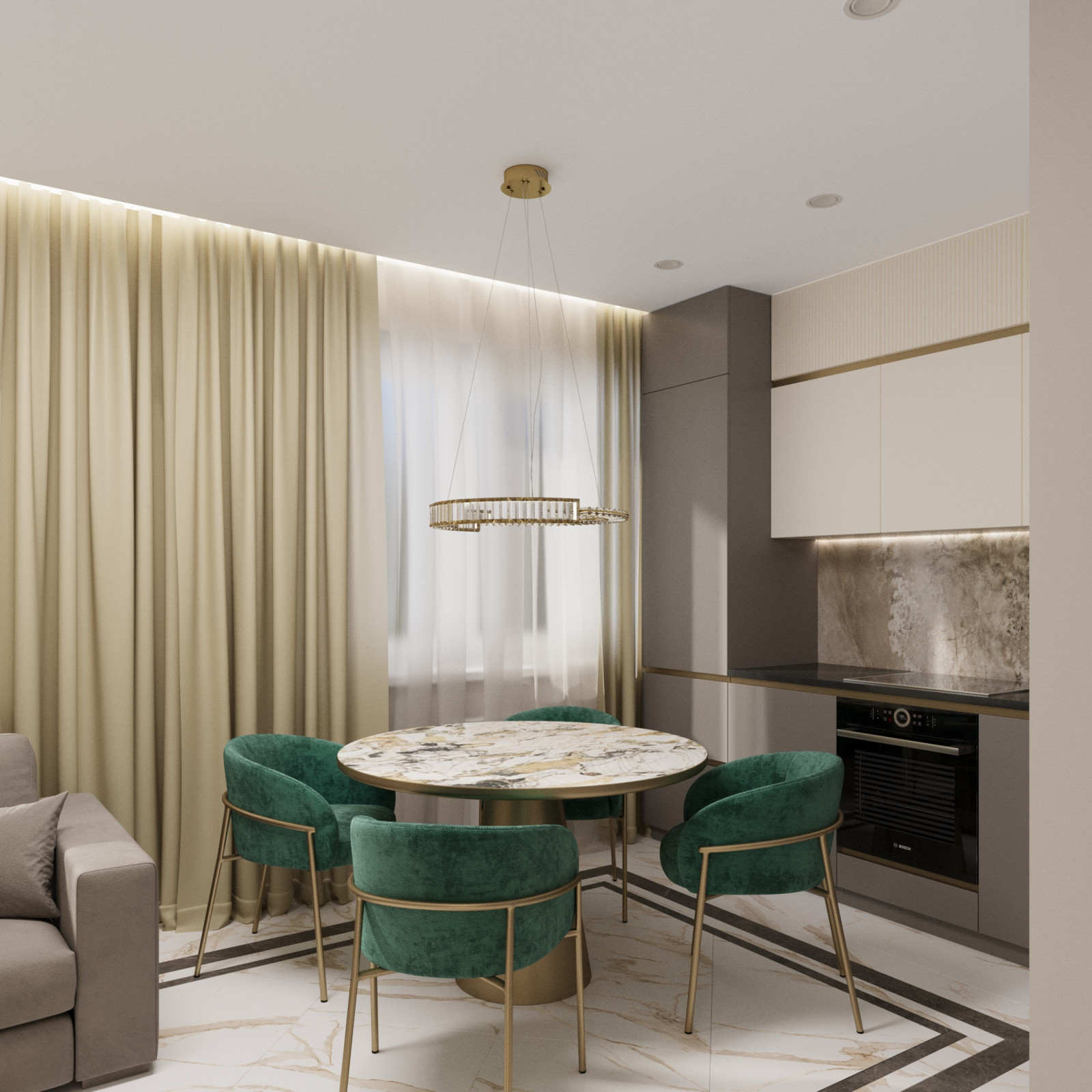 Квартира в стиле ар деко