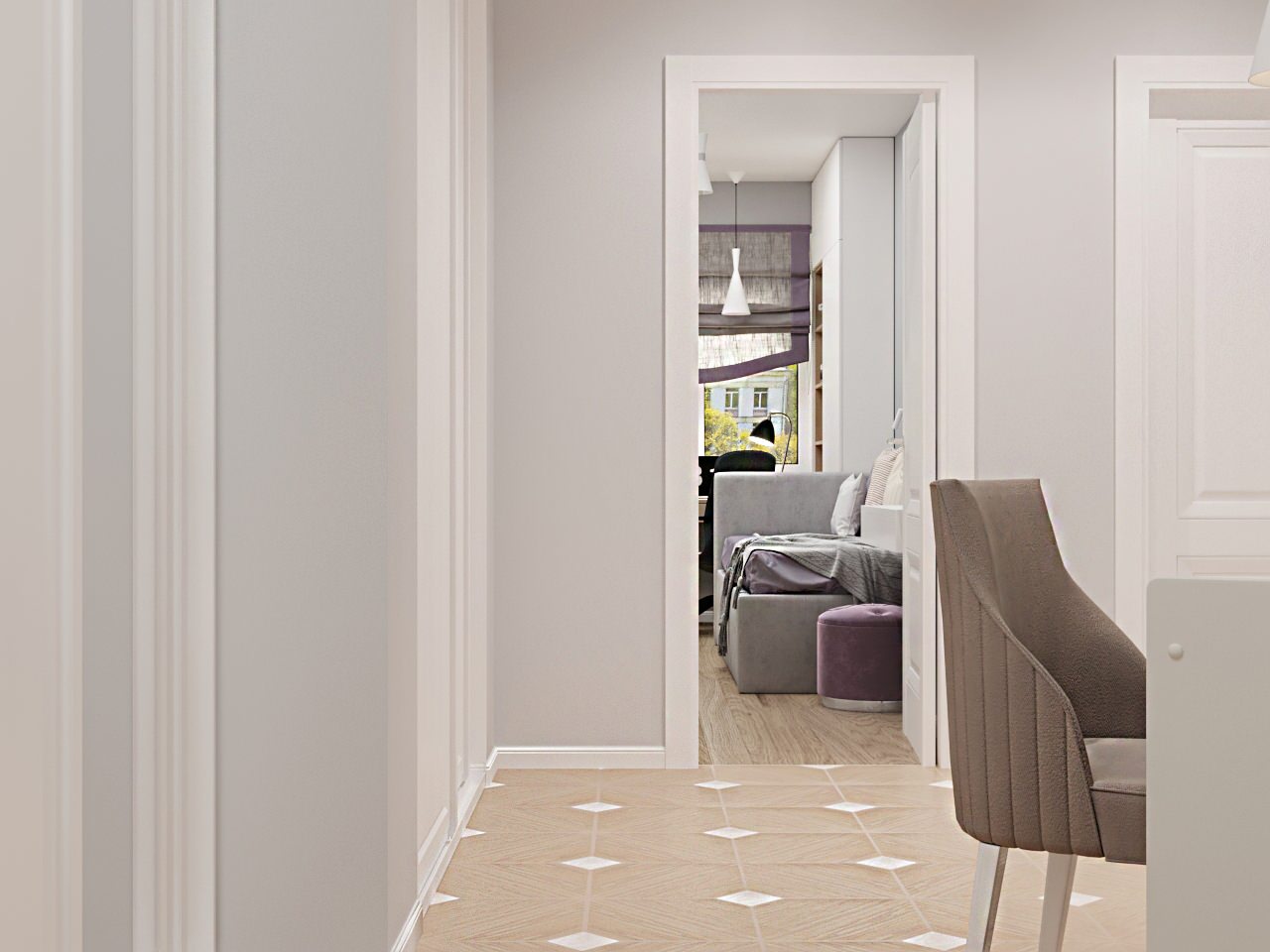 Обложка проекта: Частичный проект по ул. Лескова, Новосибирск